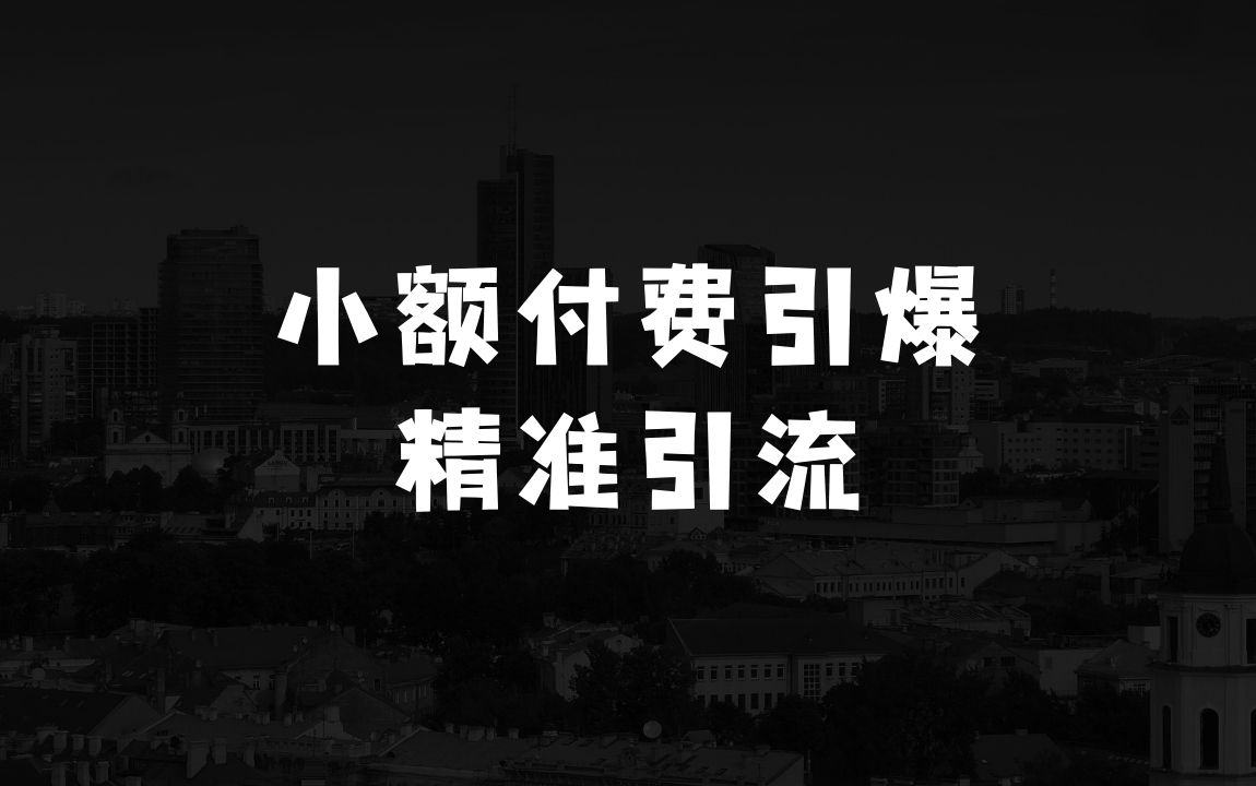 小额付费引爆300+精准创业粉，零剪辑、零复杂起号，话术撬动被动引流，当日实操即见成效 - 商业财富课程