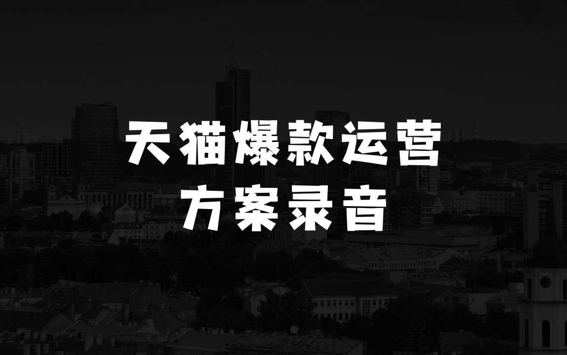 小本生意做点什么好挣钱：天猫电商爆款运营，可复制的爆款打造方案(线下内训课录音+字幕) - 商业财富课程