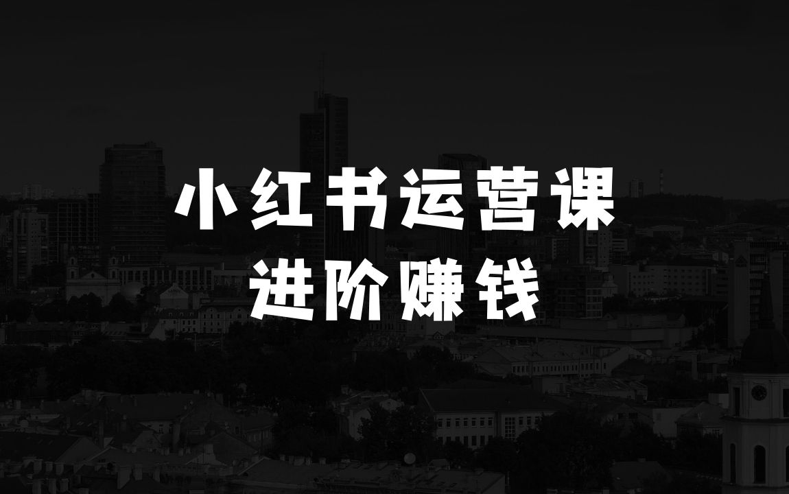 两万块钱做什么生意好的金牌导师教你运营小红书，0基础进阶赚钱博主训练课 - 商业财富课程