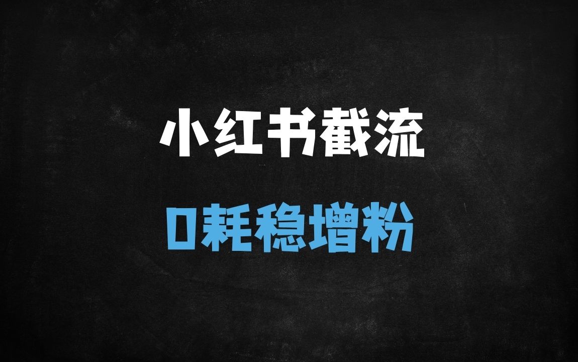 ﻿小红书零成本截流创业粉实战指南：最新安全引流技巧拆解 - 商业财富课程