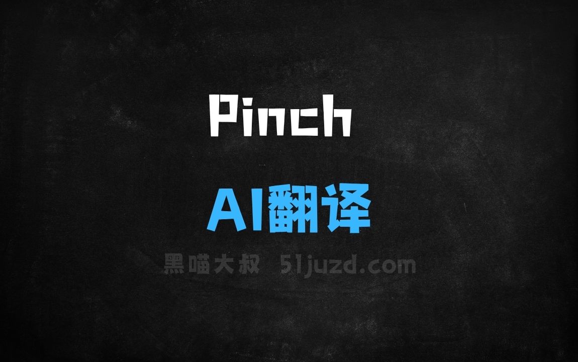﻿Pinch–AI翻译平台，支持30多种语言在视频通话中即时语音翻译 - AI视频工具