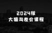 小本生意如何通过无货源电商创业，实现稳定收入，2024版大猫淘差价课程，新手也能学的无货源电商课程