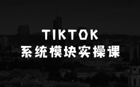 外贸小本生意：海外抖音Tiktok系统模块实操课，TK短视频带货，TK直播带货，TK小店端实操等