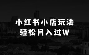 小本生意来钱快的偏门赚钱路子：小红书小店新玩法，蹭这个IP带货，小白也能轻松月入过W【揭秘】