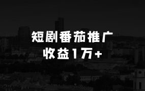 内向的人适合做什么生意的短剧推广拉新番茄锚点半月收益1万+大佬分享实操