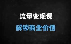 ﻿2025最新流量变现实战指南：30节课教你从0到1解锁社群、电商、短视频全渠道变现秘籍
