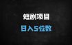 ﻿短剧推广日入5位数秘籍：0基础打造千粉账号实操指南（附7步原创法）