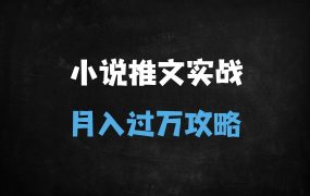 ﻿2025年2月小说推文实战全攻略：新手日入1000+的6步操作法