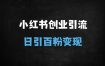 2025小红书创业粉引流新策略：安全日引100+的野路子玩法全拆解