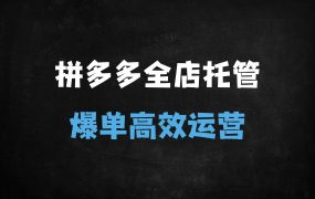 ﻿拼多多全店托管矩阵盈利玩法：3050链接矩阵动销与投产优化实战指南