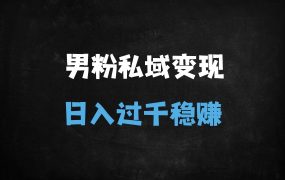 ﻿2025年男粉变现新策略：抖音SEO+私域运营日赚千元实战指南
