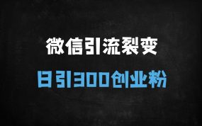 ﻿微信问一问精准引流：50+长尾词矩阵布局，AI辅助日引300+创业粉（附完整教程）