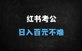 ﻿小红书考公资料变现全攻略：蓝海赛道日入1000+，新手也能快速上手的保姆级教程