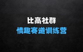 ﻿比高社群：情趣赛道训练营，野萌趣品情趣赛道起盘打卡，市场刚需项目