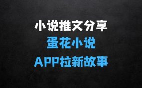 ﻿蛋花小说APP拉新故事混剪玩法，小说推文实操分享
