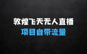 ﻿2024年最新稀缺项目敦煌飞天无人直播，项目自带流量，流量爆满，实现160小时实时直播不违规操项目详情