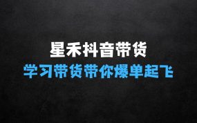 ﻿星禾抖音短视频带货，学习短视频带货，带你爆单起飞