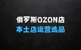 ﻿OZON本土店运营选品变现——OZON本土店实操课