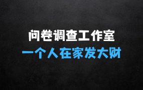 ﻿2025问卷调查最新工作室技术解密：一个人在家也可以闷声发大财，小白一天2张，可矩阵放大【揭秘】