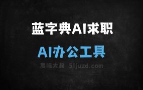 蓝字典AI求职