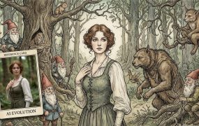 复古童话插画提示词：小红书爆款，一键将照片转为1920s大师级手绘方案