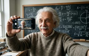 爱因斯坦发推文？自媒体爆款：用AI复活历史名人的超写实社交瞬间方案