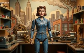 AI复古玩具定制：3分钟照片转50年代微缩模型，闲鱼高价值定制变现方案