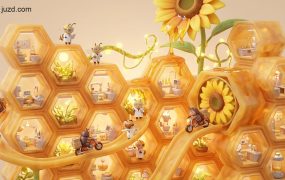 3D微缩景观设计方案：零基础用AI打造爆款Q版IP场景变现指南