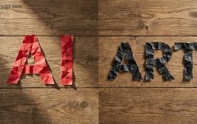 创意撕纸艺术字：零基础用AI打造爆款拼贴风格视觉标识方案