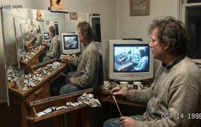 递归艺术视觉流：自媒体爆款画中画效果提示词方案，零基础打造超现实视觉奇观