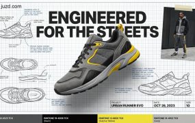 品牌鞋靴商业大片生成方案：零基础搞定高端工程风动态海报，视觉转化率提升300%