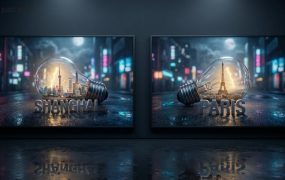 创意城市地标视觉大片：5秒生成灯泡微缩景观海报，小白也能做的爆款商用设计方案