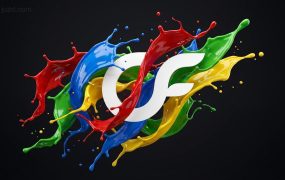 品牌Logo视觉升级方案：零基础打造3D流体油漆喷溅高级感创意大片