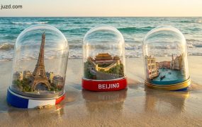 创意胶囊城市壁纸方案：一键定制专属城市IP地标，自媒体高点赞大片生成指南