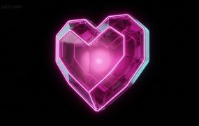 AI商业设计进阶：一键生成3D霓虹玻璃发光质感，打造高级赛博风视觉大片