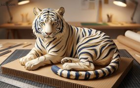 3D纸艺风格视觉设计方案：零基础用AI批量产出高颜值立体叠纸素材