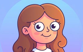 AI数字人像定制方案：自媒体博主专属爆款“矢量大眼睛”卡通头像制作指南