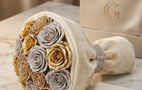 品牌美学视觉方案提示词：零门槛一键生成奢侈品级定制花束商业海报