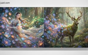 魔法粒子流：自媒体起号爆款视觉头像定制方案，打造高辨识度个人IP标识