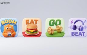 APP图标设计方案：皮克斯风高质感图标，0基础一键生成商业级Logo