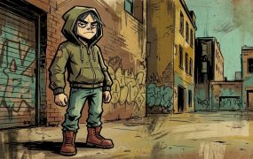 Gorillaz风格街头插画提示词：自媒体头像一键改造成硬核潮流风，低粉也能靠视觉出圈