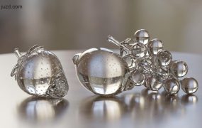 半透明玻璃质感提示词：自媒体视觉素材一键生成方案，打造4K级ASMR爆款图