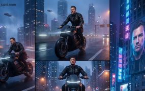 品牌IP高科技宣传图：一键生成未来感商业广告大片解决方案