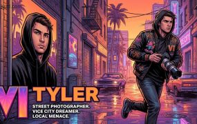 GTA6游戏角色定制方案：一键生成Rockstar官方质感海报，自媒体游戏赛道涨粉利器