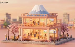 3D微缩景观盲盒设计方案：1分钟批量产出高颜值旅行文创产品图