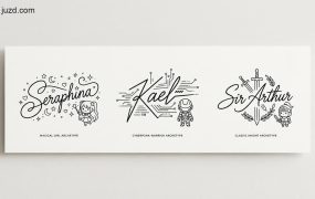 二次元角色定制化签名：单线极简风周边设计方案，一键产出高质感贴纸/纹身图