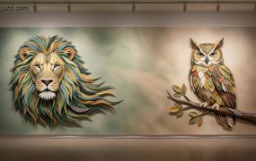 艺术纸艺拼贴风格方案：自媒体爆款头像与高端装饰画定制，零基础打造博物馆级视觉资产