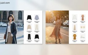 时尚博主OOTD自动化拼贴方案：1分钟批量生成杂志级穿搭解构图