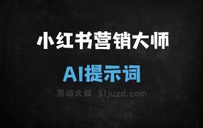 ﻿小红书营销大师AI提示词