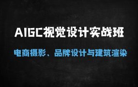 AIGC视觉设计实战班：搞定电商摄影、品牌设计与建筑渲染